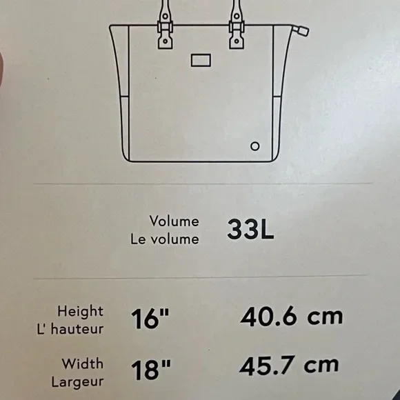 PKG Georgian Recycled 33L Tote Bag - Blue - Picture 6 of 7